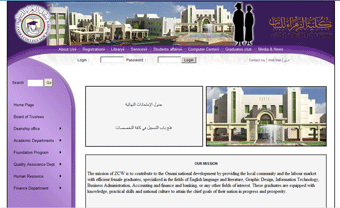 Al-Zahra College for Women Website