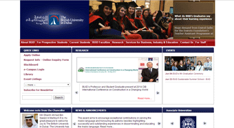British University in Dubai Website