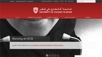 University of Calgary - Qatar Website