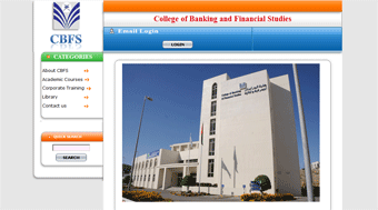 College of Banking and Financial Studies Website