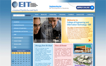 College of Engineering & Information Technology Website