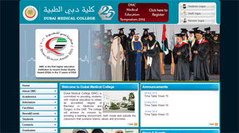 Dubai Medical College Website