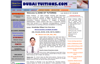 Dubai Tuitions Website