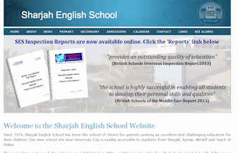 Sharjah English School Website