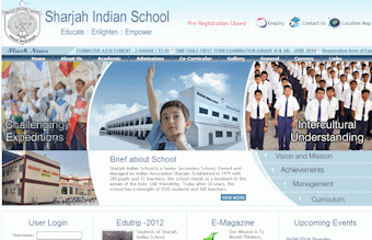 Sharjah Indian School Website