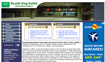 King Khalid International Airport Website