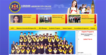 London American City College (FZC) Website