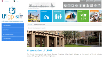 Lycée Francais International Georges Pompidou Website