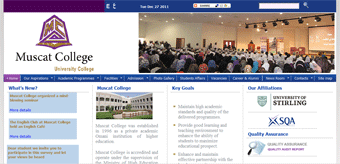 Muscat College Website