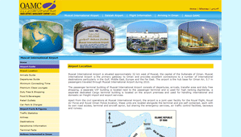 Oman Airports Website