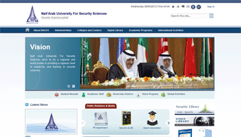 Naif Arab University for Security Sciences Website