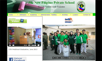 New Filipino Private School Website