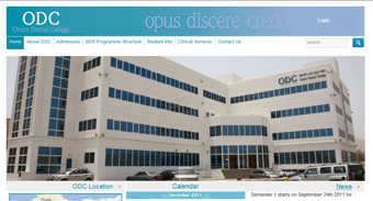 Oman Dental College Website
