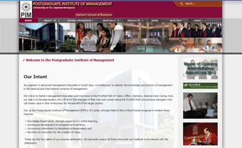 Postgraduate Institute of Management (PIM) - International Center Website