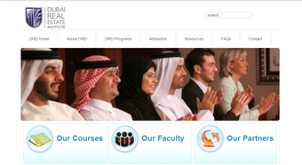 Dubai Real Estate Institute Website