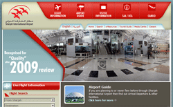 Sharjah International Airport Website